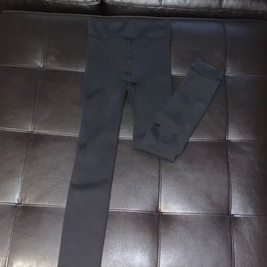 Black Fleece Lined Leggings